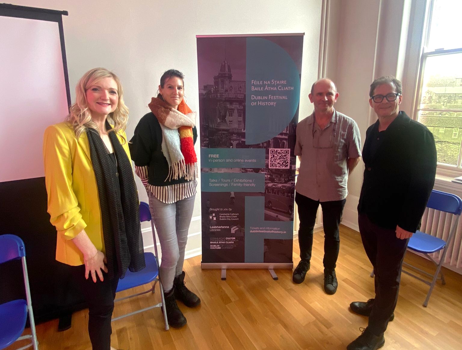 Dr Ciara Chambers, Dr Sarah Arnold, Dr Denis Condon, Professor Dan Carey (MC)