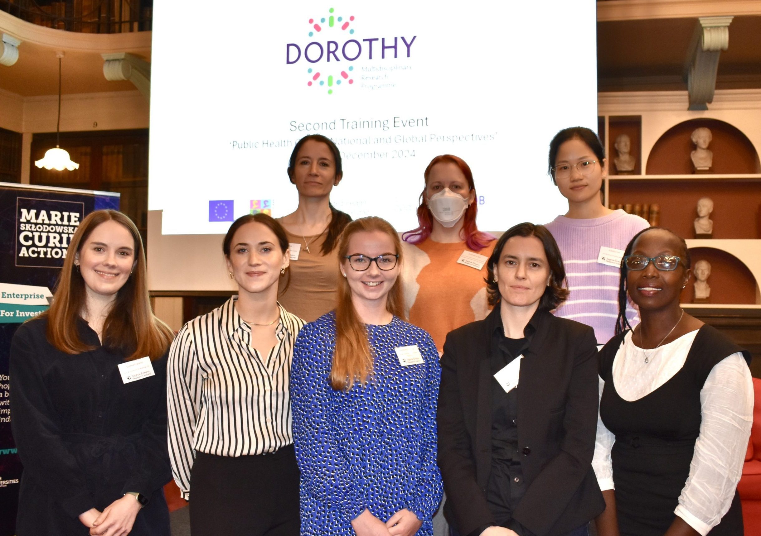 |Seven AHSS fellows at the DOROTHY training event