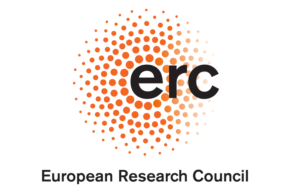 The ERC Logo|The ERC logo|A picture of Associate Professor Nicola Fletcher Working in a lab|Images of Dr Fletcher and Associate Professor Britto