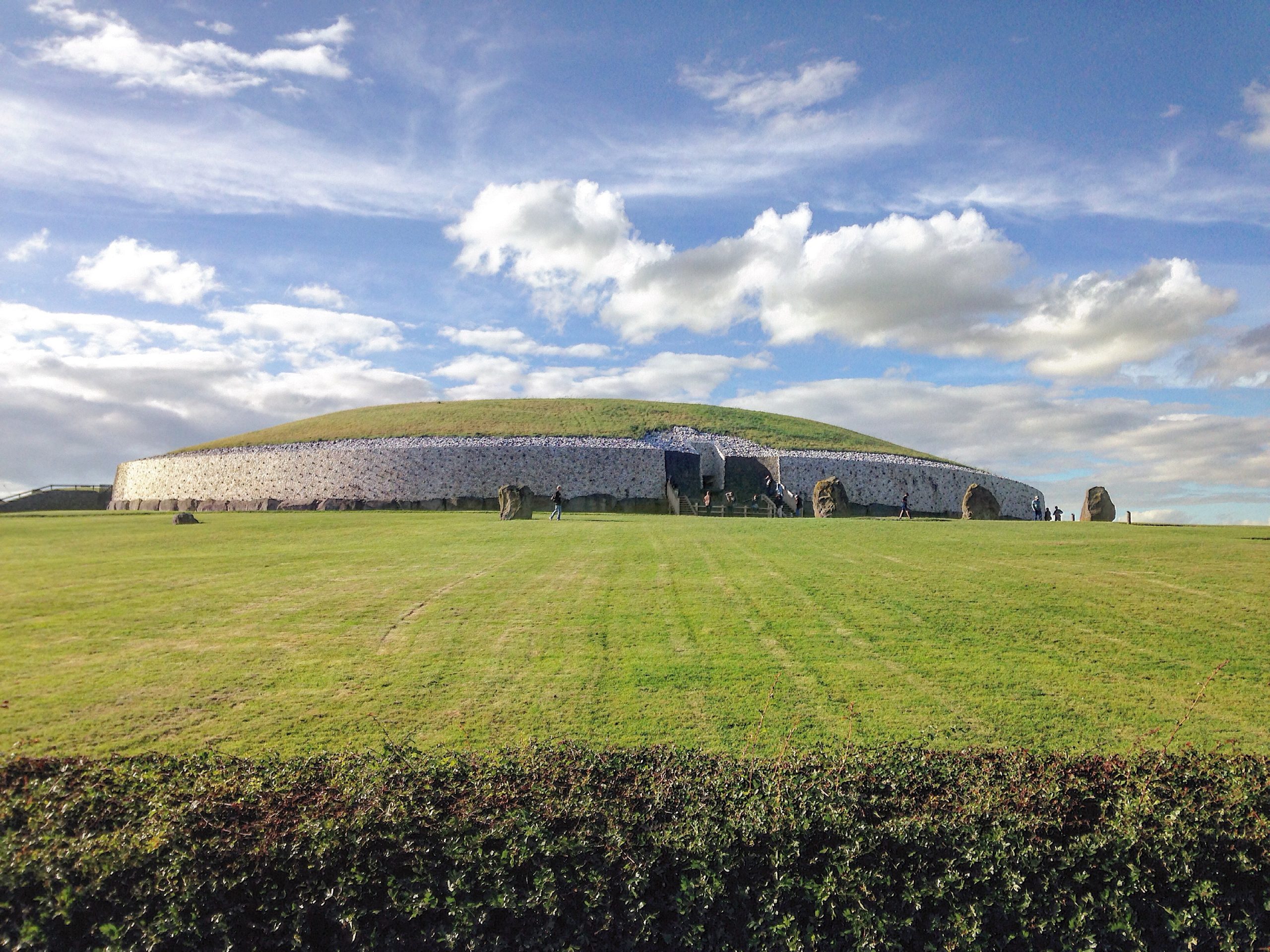 Newgrange|A picture of the Irish Coastline|A picture of the Irish Coastline.