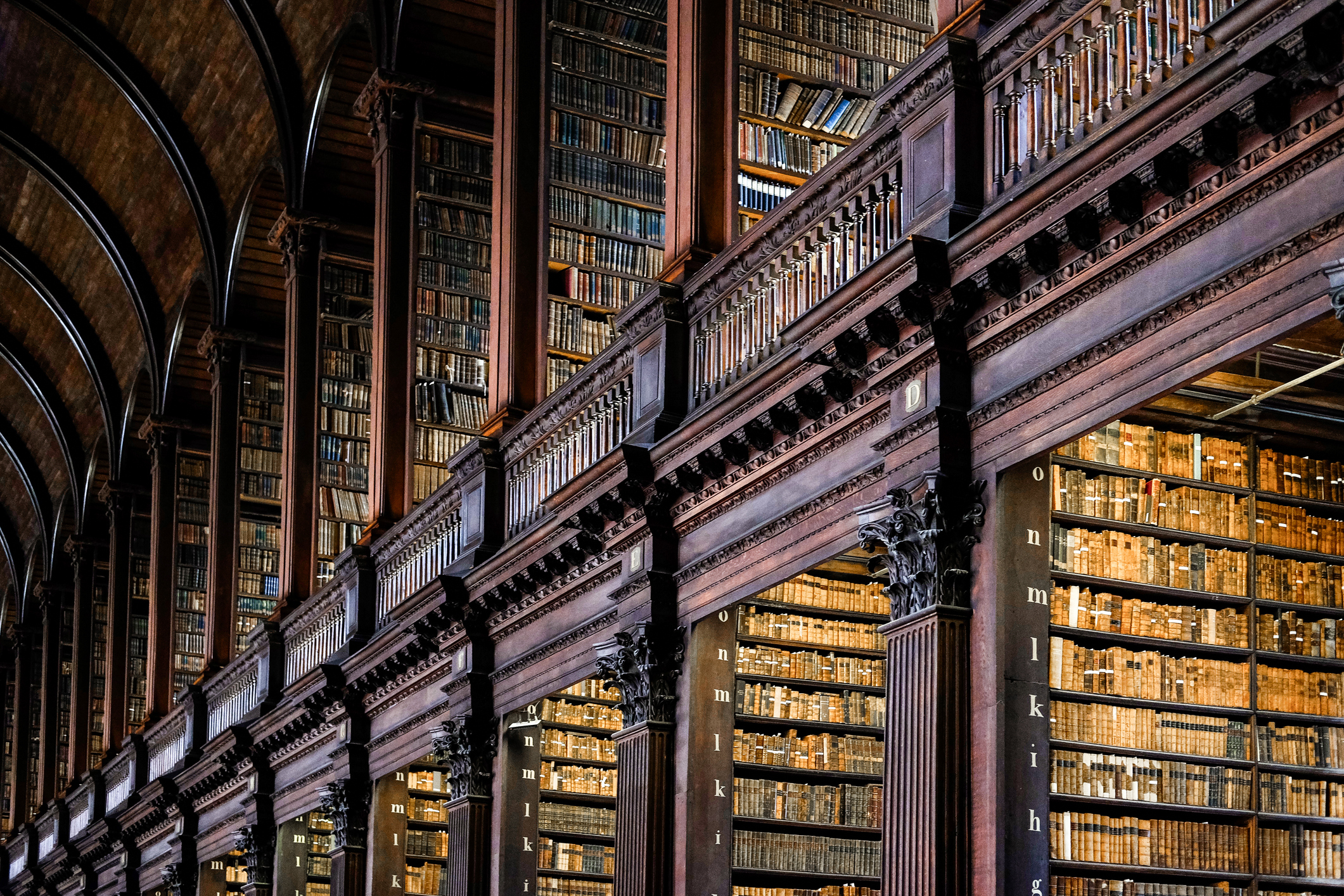 An image of the Old Library in Trinity College Dublin