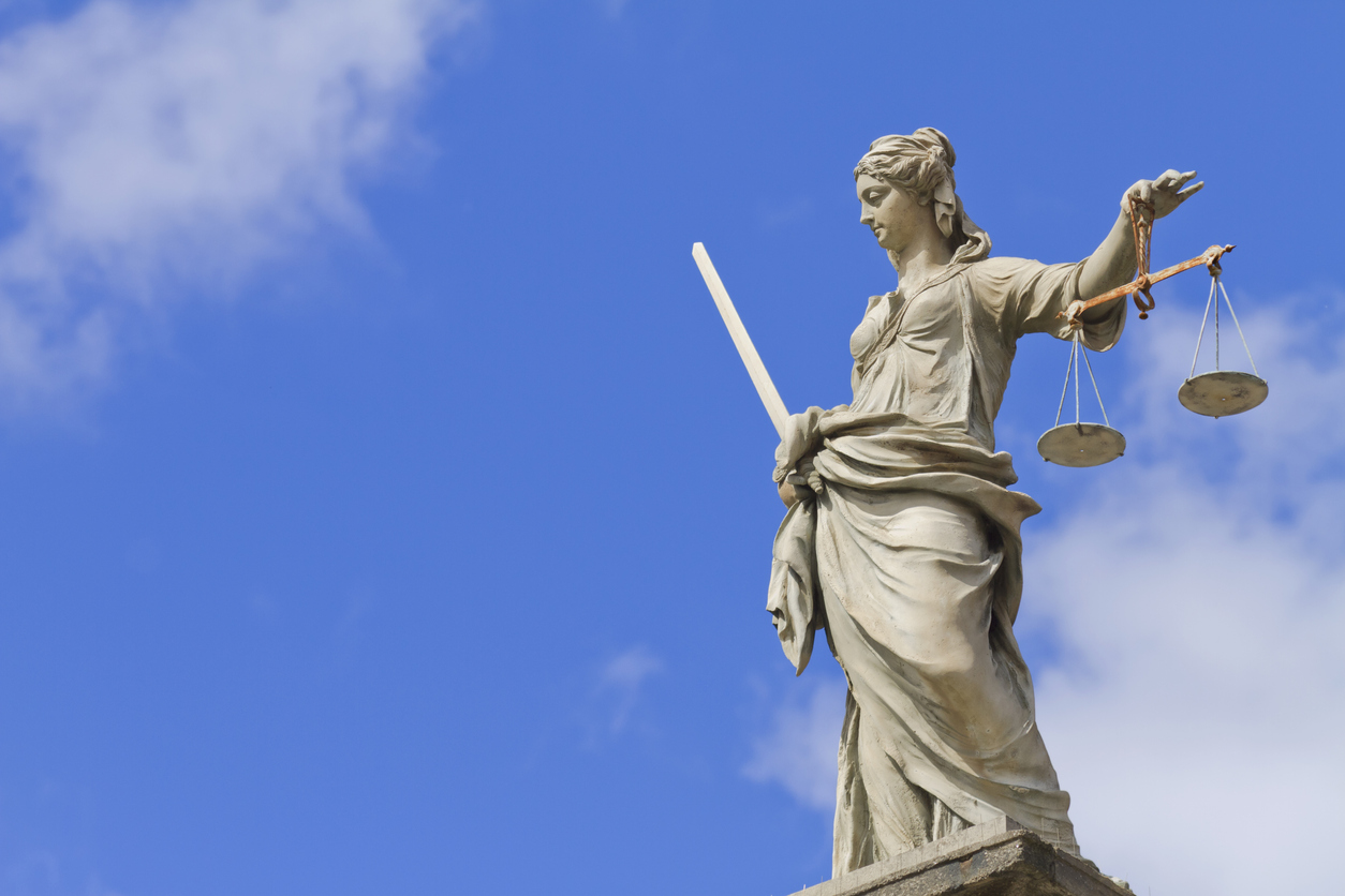 Lady Justice statue in Dublin