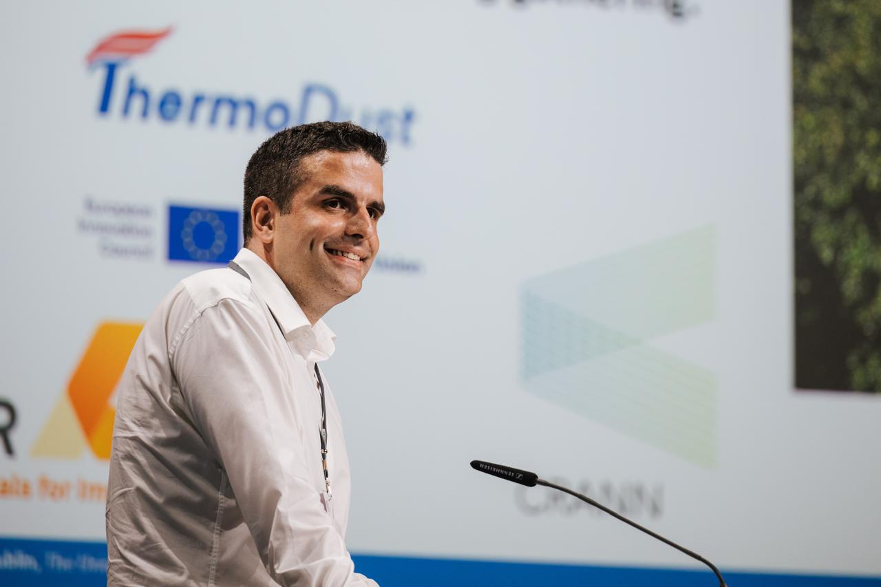 Apostolos Koutsioukis||Apostolos With Prof. Valeria Nicolosi, Chair of Nanomaterials at Trinity College Dublin, and Carol McCaffrey