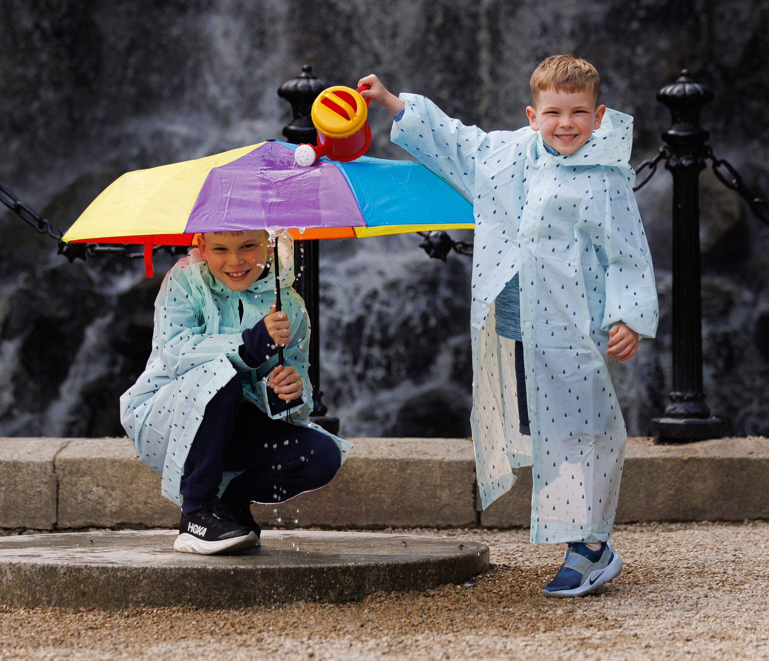 Jack, aged 10, and his brother Jordi Lacey Leonard, aged 5 photographed to launch Science Week 2026.