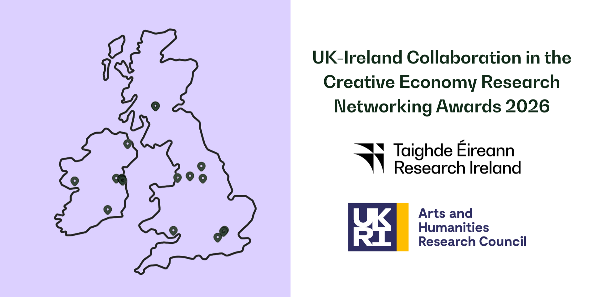 Six networking awards to boost UK-Ireland collaboration in the creative economy